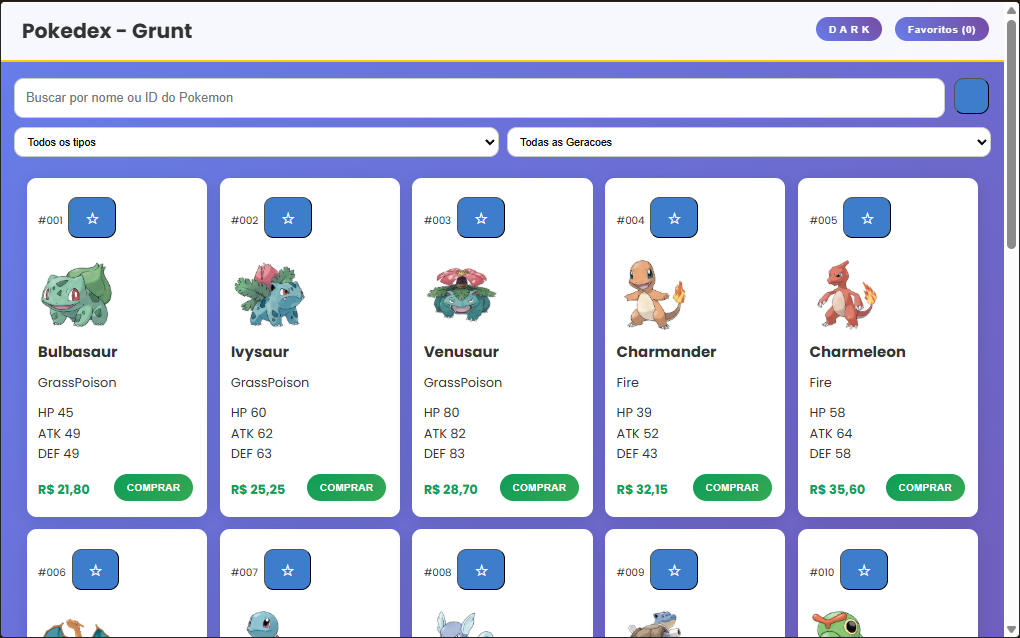 Pokédex Grunt preview